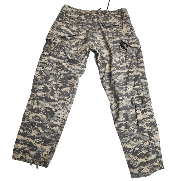 US Army Digital Camo Combat Cargo Pants Large Regular Waist 35-38 Inseam 29-32 - Picture 7 of 10